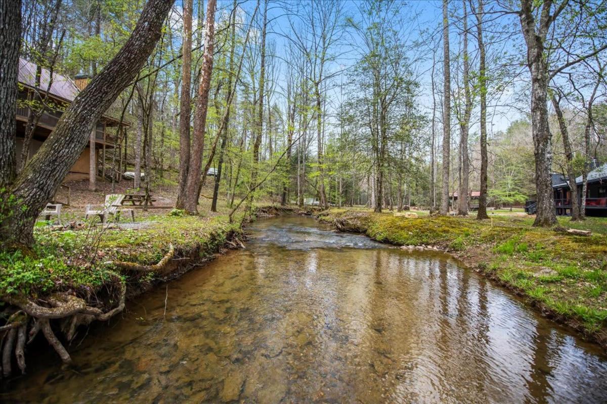 Vila Cozy Cabin Beside Briar Creek, Fire Pit, Wifi Ellijay Exteriér fotografie
